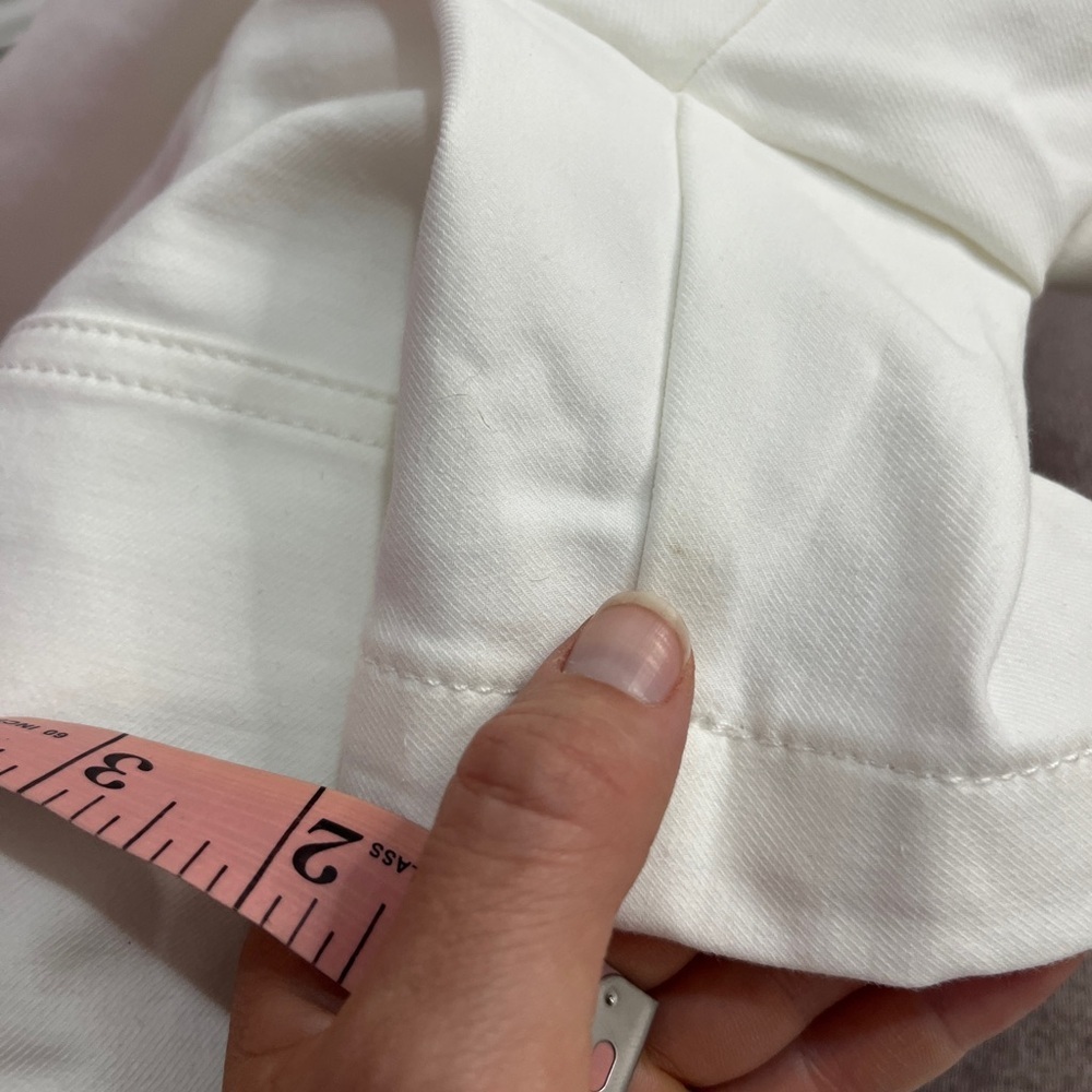 Ann Taylor NWT Marina Shorts With Belt Nautical White Sz 6 - Picture 8 of 12